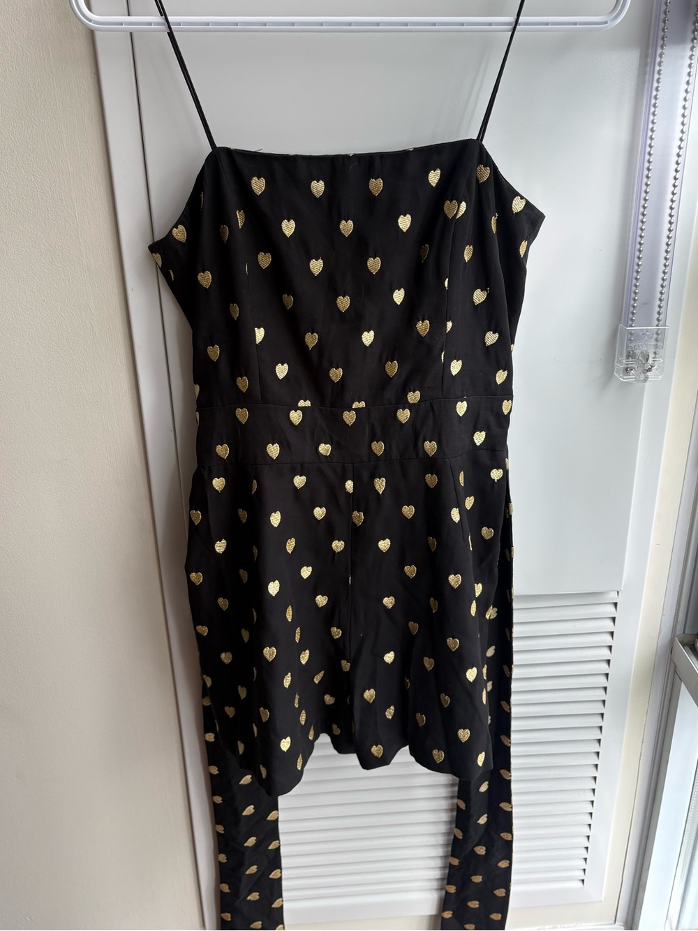Kate Moss Topshop Romper with Gold Heart Print